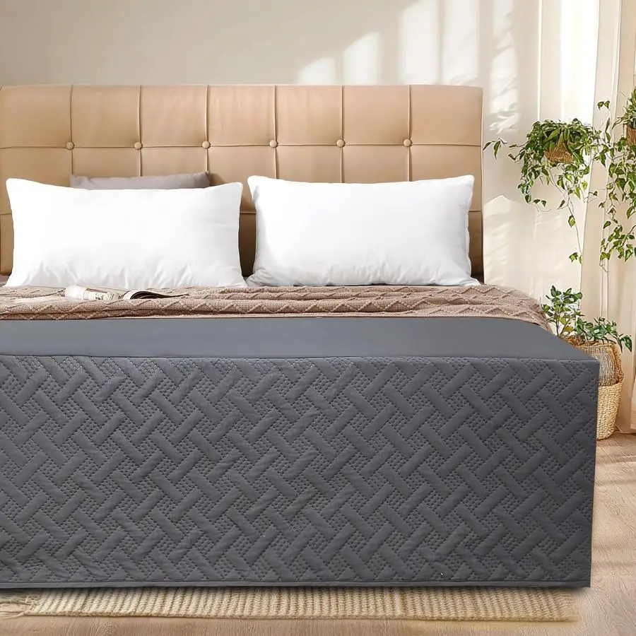 Накидка на кровать King Size, 15 дюймов, с оборкой, ультрамягкая, устойчивая к выцветанию и сминанию, для каркаса кровати
Накидка на кровать King Size, 15 дюймов, с оборкой, ультрамягкая, устойчивая к выцветанию и сминанию, для каркаса кровати