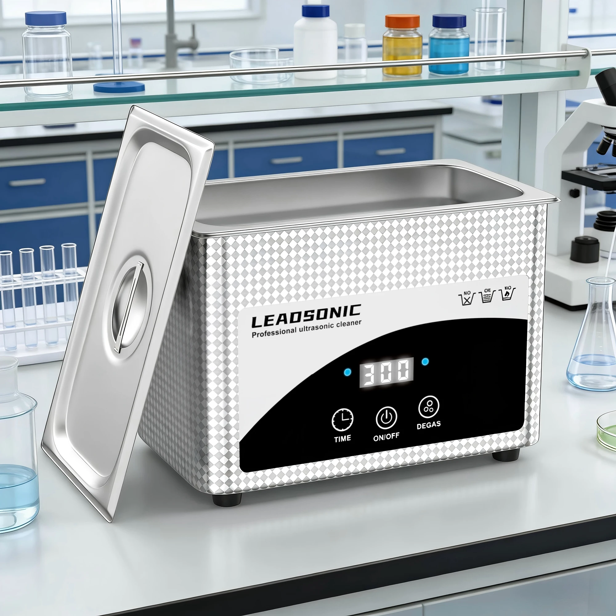 800ml Ultrasonic Cleaner Portable Washing Machine Mini Dishwasher Lave-Dishes Ultrasound Bath 220V EU Plug
800ml Ultrasonic Cleaner Portable Washing Machine Mini Dishwasher Lave-Dishes Ultrasound Bath 220V EU Plug