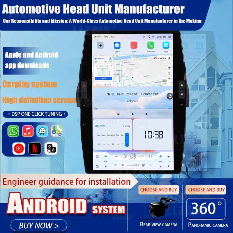 Автомобильное радио с сенсорным экраном для Chevrolet Camaro 2010-2015, Android GPS, автомобильное мультимедиа, авторадио, стереоприемник, головное устройство
Автомобильное радио с сенсорным экраном для Chevrolet Camaro 2010-2015, Android GPS, автомобильное мультимедиа, авторадио, стереоприемник, головное устройство