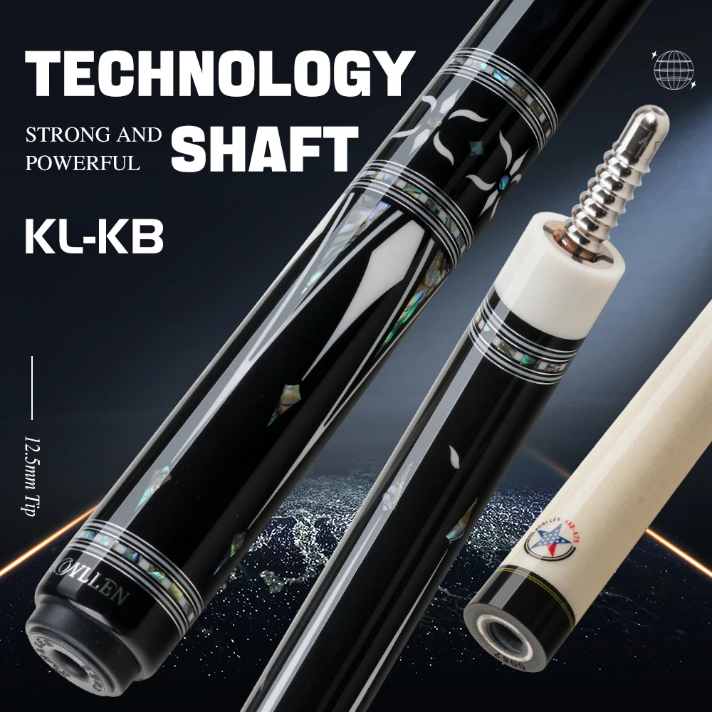 KONLLEN KL-KB Low Deflection Maple Billiards Cue Pool Cue Stick Real Wood Abalone Shell Inlay Wrapless 12.5mm Tip
KONLLEN KL-KB Low Deflection Maple Billiards Cue Pool Cue Stick Real Wood Abalone Shell Inlay Wrapless 12.5mm Tip