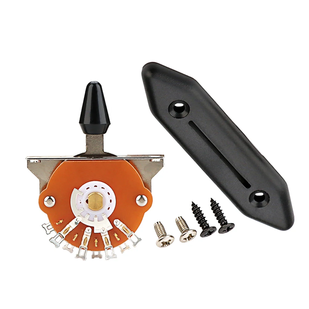 Guitar Accessories 5 Way Fan Shaped Electric Lever Plates Versatile Component Pickup Cover Replacement Parts
Guitar Accessories 5 Way Fan Shaped Electric Lever Plates Versatile Component Pickup Cover Replacement Parts