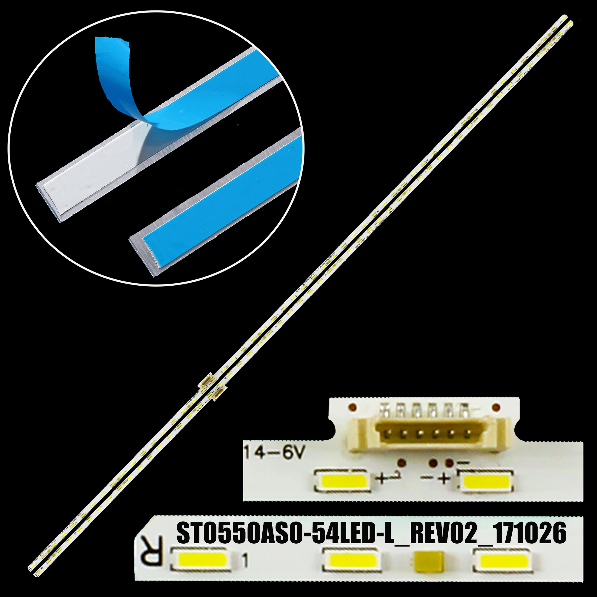 Светодиодная лента подсветки для KD-55X8500 KD-55XF8505 KD-55XF8796 KD-55XG8596 KD-55X8566F KD-55XG8599 V550QWME08
Светодиодная лента подсветки для KD-55X8500 KD-55XF8505 KD-55XF8796 KD-55XG8596 KD-55X8566F KD-55XG8599 V550QWME08