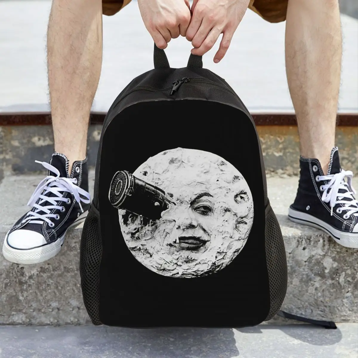 A Trip To The Moon Backpack Daypack Large Capacity Children BookBag School Bag Shoulder Bags for Men Women
A Trip To The Moon Backpack Daypack Large Capacity Children BookBag School Bag Shoulder Bags for Men Women