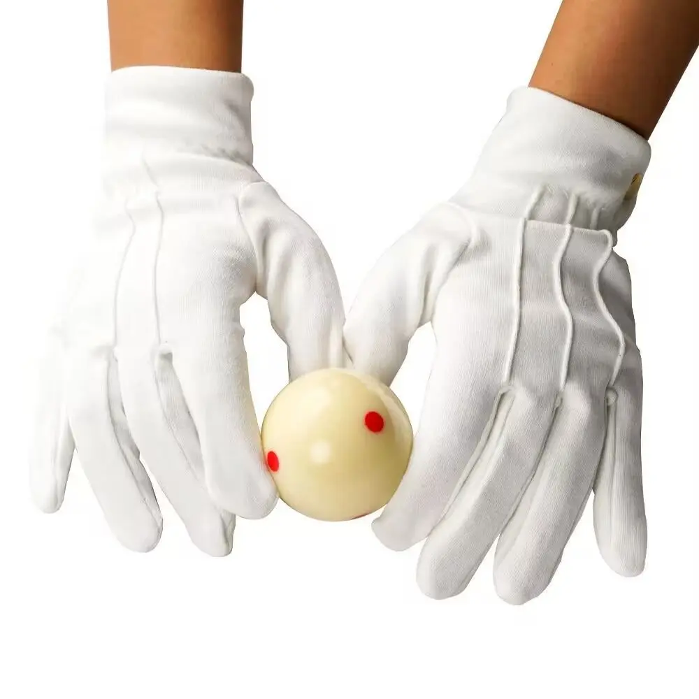 2pcs Cotton Blend Billiard Referee Gloves Full Finger Breathable White Cotton Billiard Referee Snug Fit Soft Pool Referee Gloves
2pcs Cotton Blend Billiard Referee Gloves Full Finger Breathable White Cotton Billiard Referee Snug Fit Soft Pool Referee Gloves
