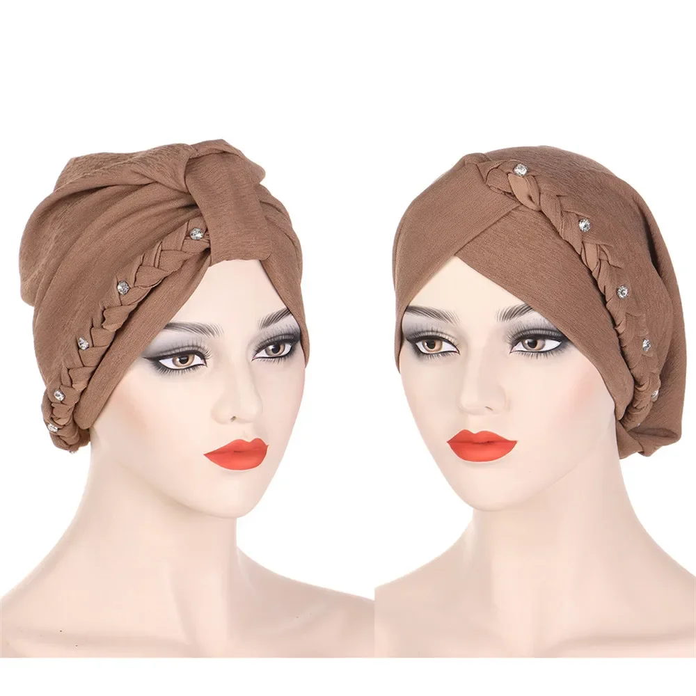 Тюрбан с бриллиантами, женский мусульманский хиджаб, индийская химиотерапия, шапка от рака, шапочка, шапочки от выпадения волос, головной платок, обёрточная бумага 
Тюрбан с бриллиантами, женский мусульманский хиджаб, индийская химиотерапия, шапка от рака, шапочка, шапочки от выпадения волос, головной платок, обёрточная бумага