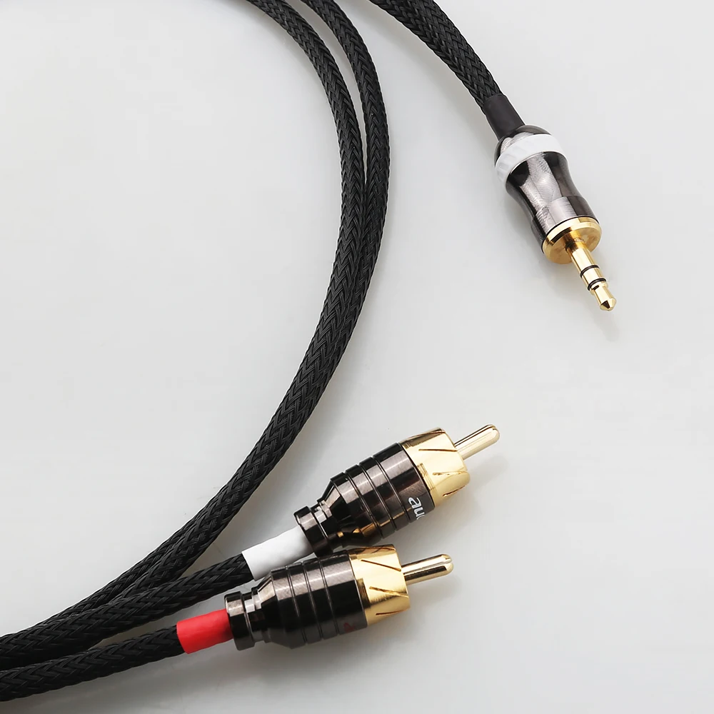 Кабель Canare 25AWG с разъемом 3,5 мм (1/8 дюйма) TRS на двойной RCA для активных колонок Hivi H4/H5 - Японский высококачественный аудиоразъем
Кабель Canare 25AWG с разъемом 3,5 мм (1/8 дюйма) TRS на двойной RCA для активных колонок Hivi H4/H5 - Японский высококачественный аудиоразъем