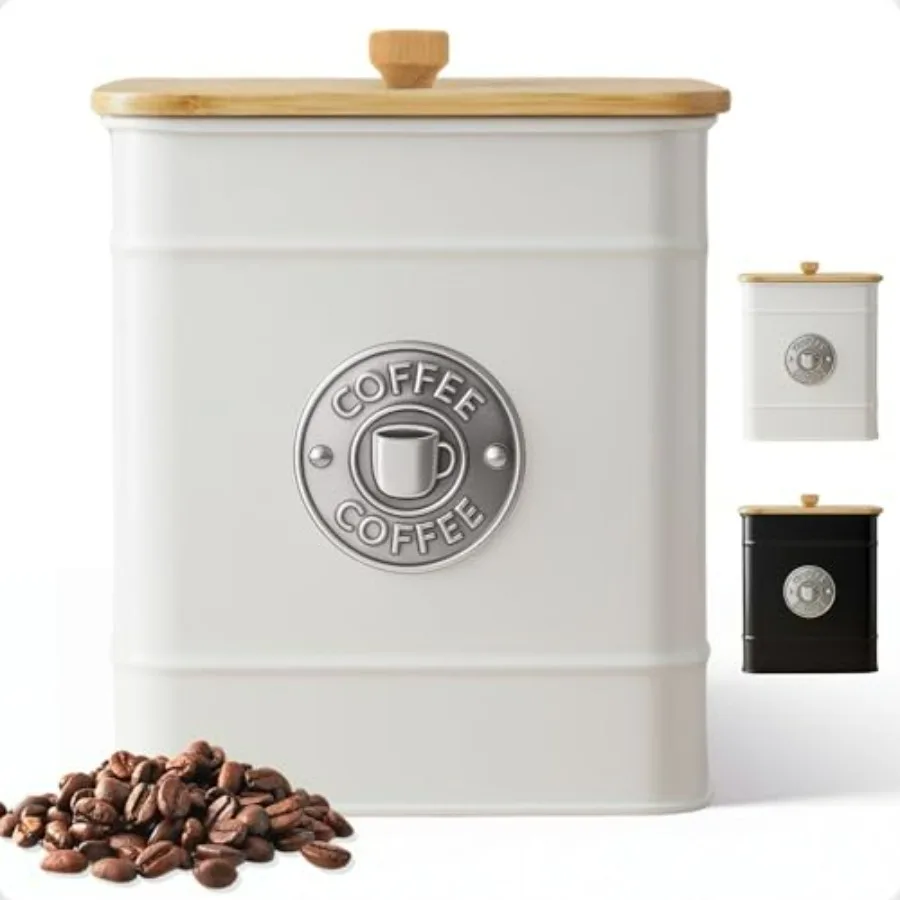 Airtight Coffee Canister - 40 oz Large Iron Coffee Container Airtight - 6 x 8 inch Metal Jar - Stylish Countertop Container for
Airtight Coffee Canister - 40 oz Large Iron Coffee Container Airtight - 6 x 8 inch Metal Jar - Stylish Countertop Container for