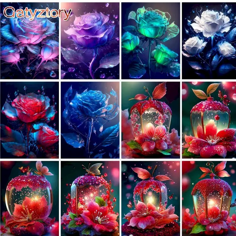 GATYZTORY Acrylic Diy Painting By Numbers Crystal Flowers Acrylic Paint On Canvas Drawing Coloring By Numbers For Diy Gift Wall
GATYZTORY Acrylic Diy Painting By Numbers Crystal Flowers Acrylic Paint On Canvas Drawing Coloring By Numbers For Diy Gift Wall