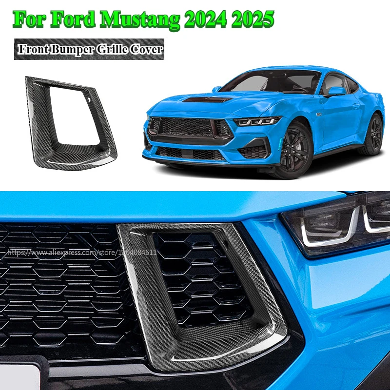For Ford Mustang 2024 2025 GT Car Front Bumper Grille Cover Trim Carbon Fiber Headliner Trim Exterior For Mustang Accessories
For Ford Mustang 2024 2025 GT Car Front Bumper Grille Cover Trim Carbon Fiber Headliner Trim Exterior For Mustang Accessories