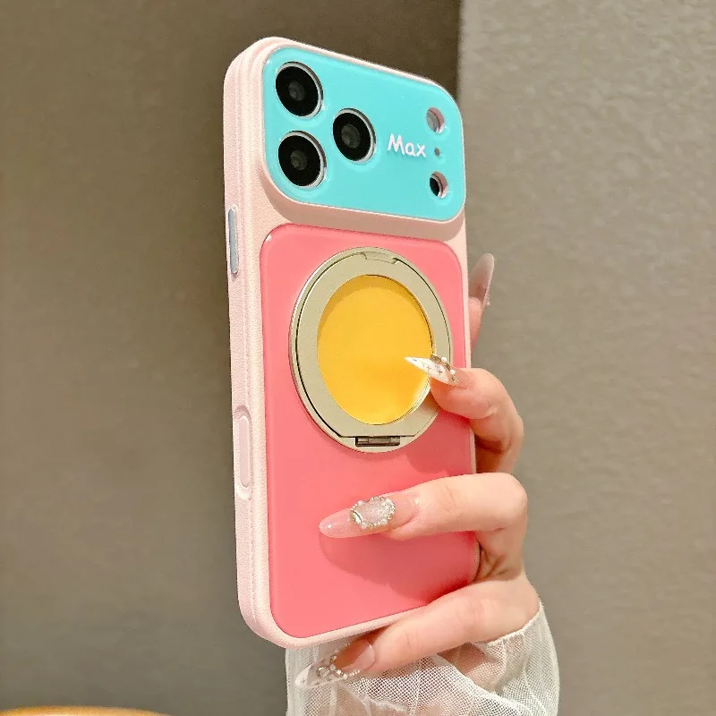 Luxury Camera Protection Ring Magnetic Stand Holder Case For iPhone 18 17 16 15 14 13 Pro Max Wireless Charging Shockproof Cover
Luxury Camera Protection Ring Magnetic Stand Holder Case For iPhone 18 17 16 15 14 13 Pro Max Wireless Charging Shockproof Cover