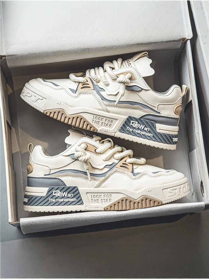 Men's Low Top Sports Shoes 2026 New Summer Casual Versatile Student Korean Style Heightening Trendy Flat Laced Leather Shoes
Men's Low Top Sports Shoes 2026 New Summer Casual Versatile Student Korean Style Heightening Trendy Flat Laced Leather Shoes