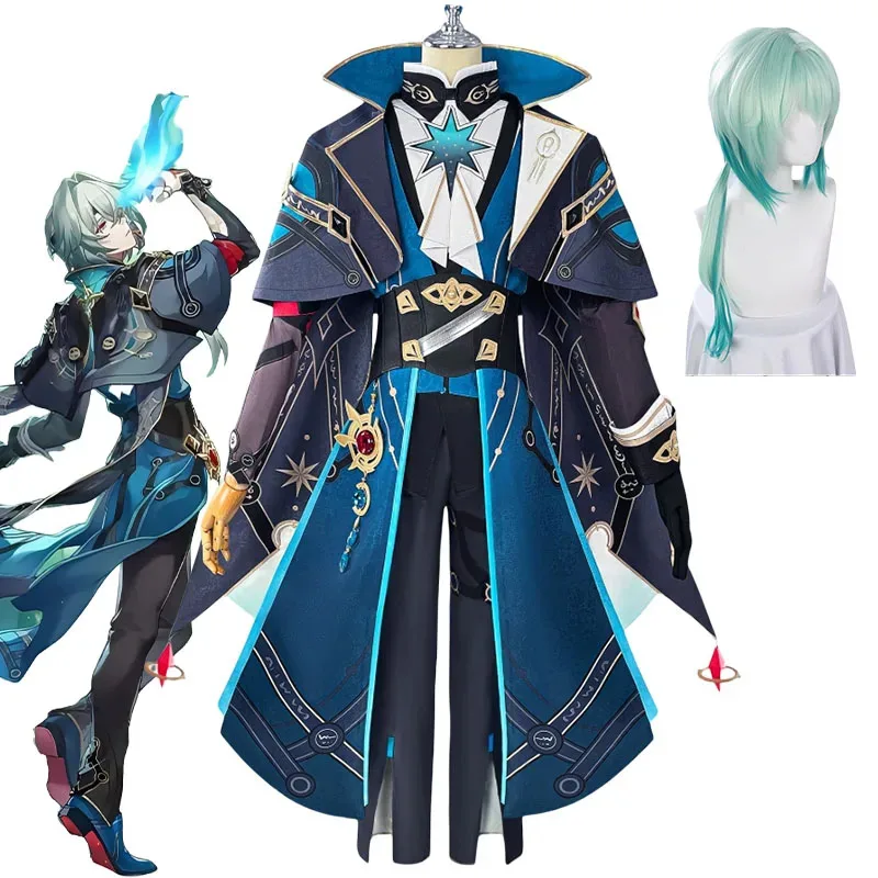 Game Honkai Star Rail Anaxagoras Cosplay Costume Green Wig Cloak Accessories Uniform Full Set Game Halloween Party Outfit
Game Honkai Star Rail Anaxagoras Cosplay Costume Green Wig Cloak Accessories Uniform Full Set Game Halloween Party Outfit