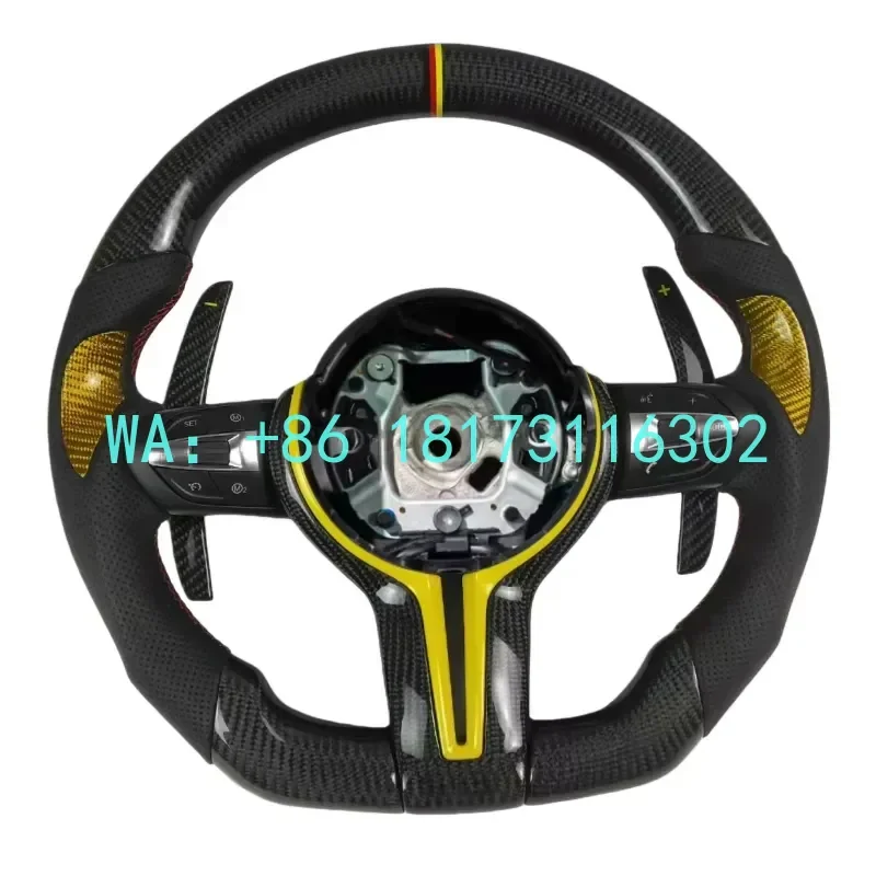 China Plant 2026 Yellow Carbon Fiber Car Steering Wheel Suitable E70 E71 E81 E90 F10 F30 X1 X2 X3 X4 X5 X6 M3 M4 M5 Cust
China Plant 2026 Yellow Carbon Fiber Car Steering Wheel Suitable E70 E71 E81 E90 F10 F30 X1 X2 X3 X4 X5 X6 M3 M4 M5 Cust