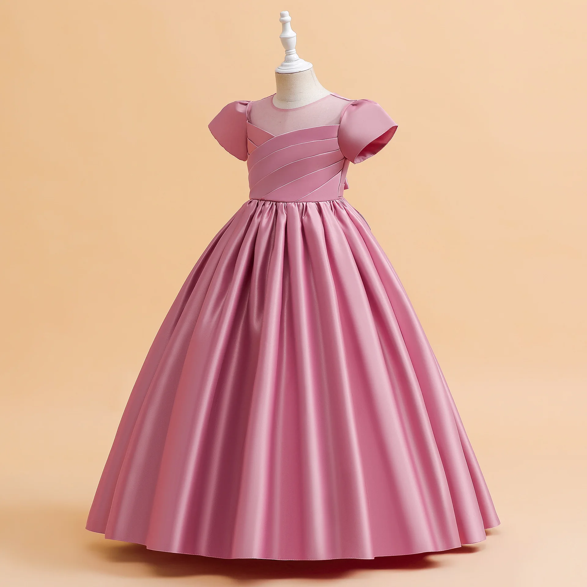 Flower Girl Dress Forged Fabric Long Flower Girl Princess Dress Children's Piano Performance
Flower Girl Dress Forged Fabric Long Flower Girl Princess Dress Children's Piano Performance