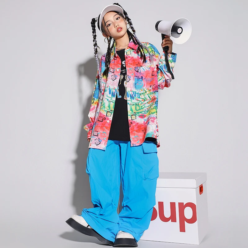 Hip Hop Clothing Girls Boys Colors Print Jacket Street Dance Cagro Pants Joggers Children Kid Jazz Costumes Teenage Clothes Sets
Hip Hop Clothing Girls Boys Colors Print Jacket Street Dance Cagro Pants Joggers Children Kid Jazz Costumes Teenage Clothes Sets