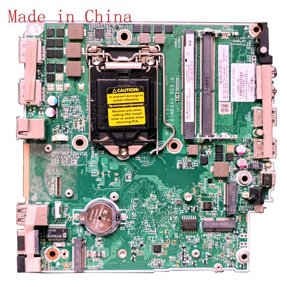For HP ProDesk 600 G4 DM motherboard L17653-001 301 DA0F81MB6A0 motherboard 100% test ok send
For HP ProDesk 600 G4 DM motherboard L17653-001 301 DA0F81MB6A0 motherboard 100% test ok send