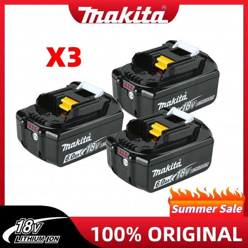 100% Original makita 18v battery, 3.0Ah/5.0Ah/6.0Ah Lithium-ion Replace Makita Drill DTD172 DDF487 DTW300 DHP489 DJV182 HR140Z
100% Original makita 18v battery, 3.0Ah/5.0Ah/6.0Ah Lithium-ion Replace Makita Drill DTD172 DDF487 DTW300 DHP489 DJV182 HR140Z