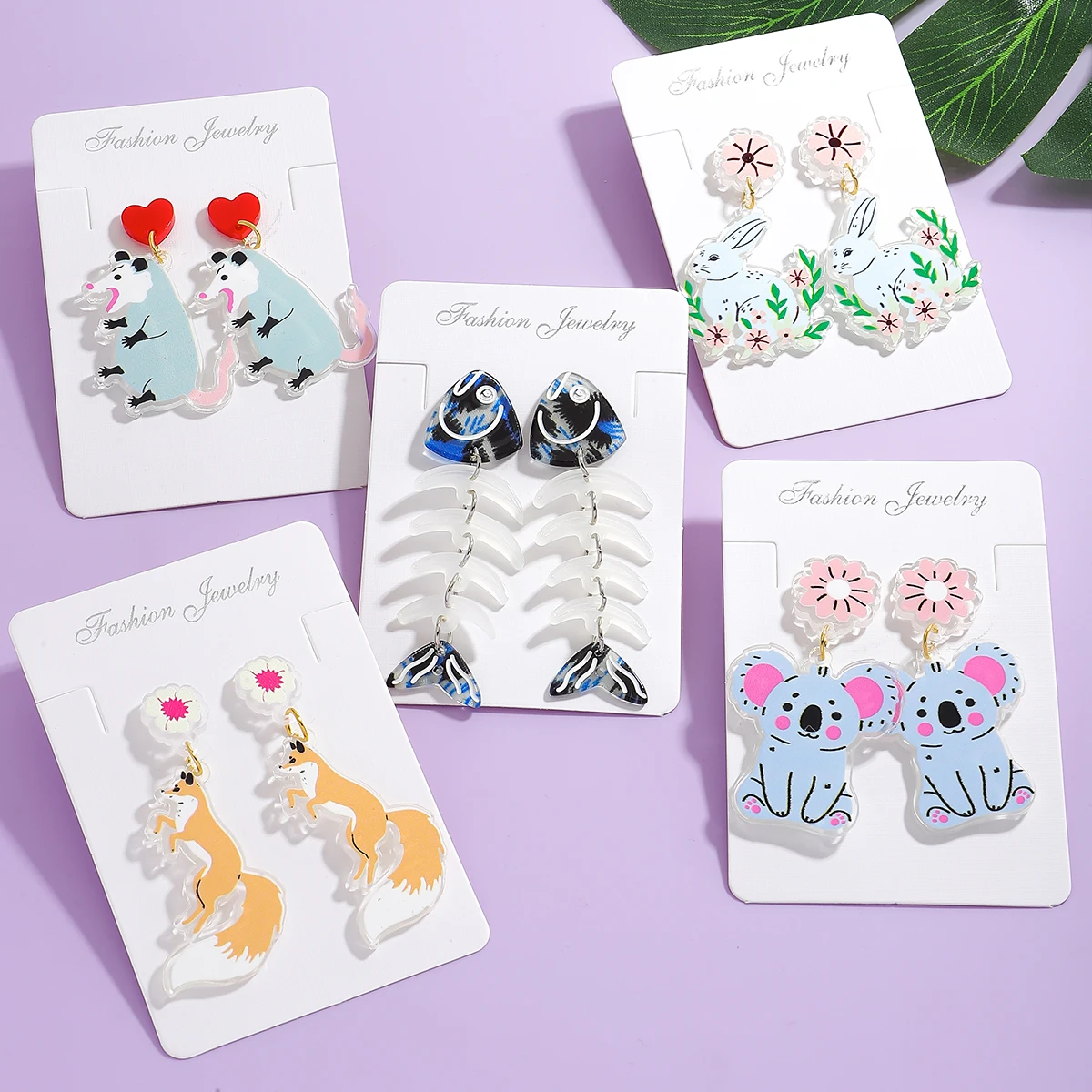 Cute Fun Koala Fox Dangle Earrings For Women Cartoon Animal Acrylic Ear Drop Creative Daily Jewelry Accessories Holiday Gift
Cute Fun Koala Fox Dangle Earrings For Women Cartoon Animal Acrylic Ear Drop Creative Daily Jewelry Accessories Holiday Gift