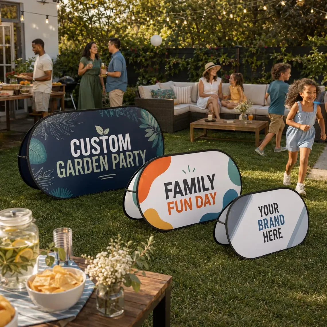 Custom Family Reunion Pop Up Banner Personalized Outdoor Party Sign Portable Foldable Display for Backyard Celebration 1pc
Custom Family Reunion Pop Up Banner Personalized Outdoor Party Sign Portable Foldable Display for Backyard Celebration 1pc