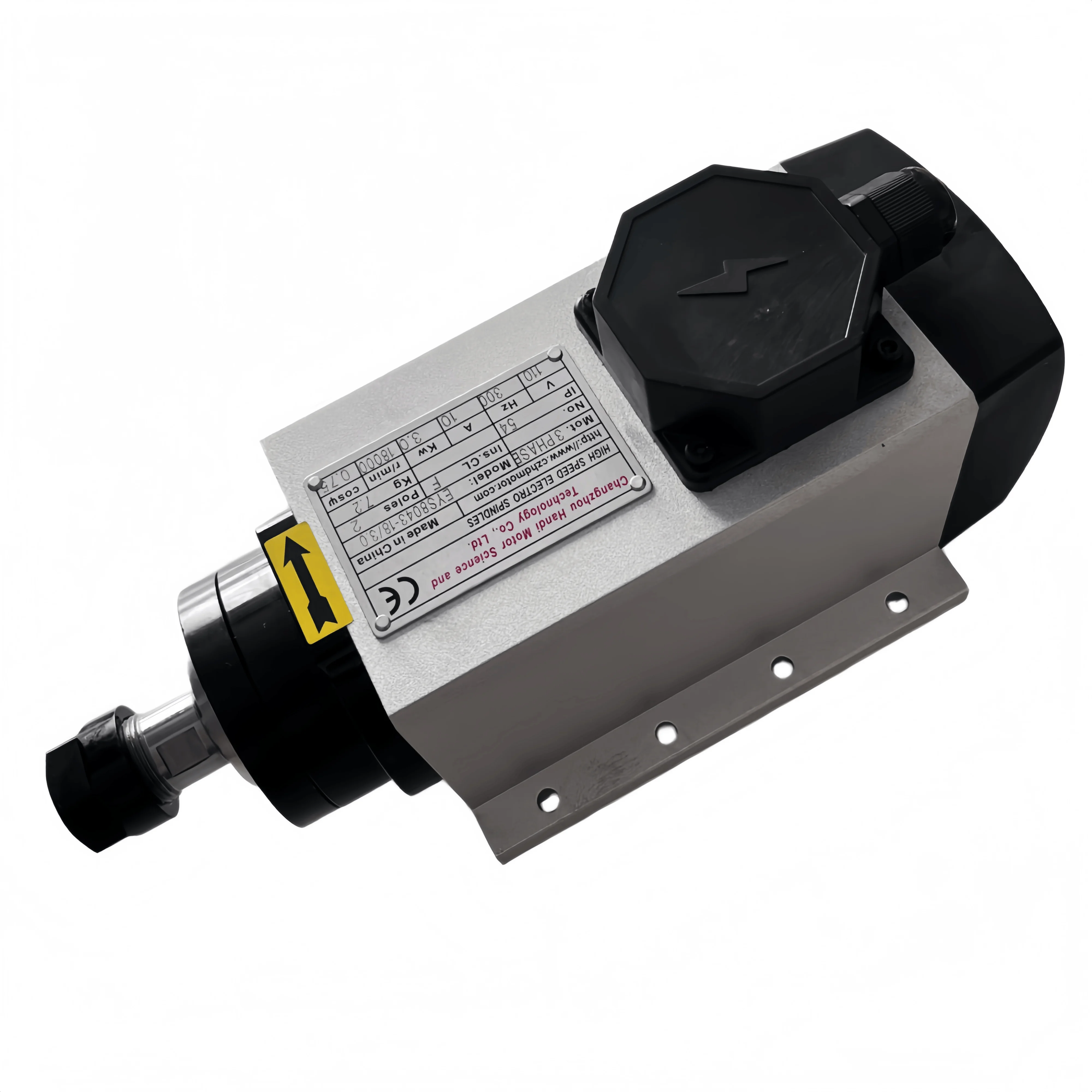 High Speed 3KW ER20 Air Cooled Square Flanged CNC Spindle Motor Bearing Inverter Drive 1 Year Warranty for CNC Engraving Machine
High Speed 3KW ER20 Air Cooled Square Flanged CNC Spindle Motor Bearing Inverter Drive 1 Year Warranty for CNC Engraving Machine