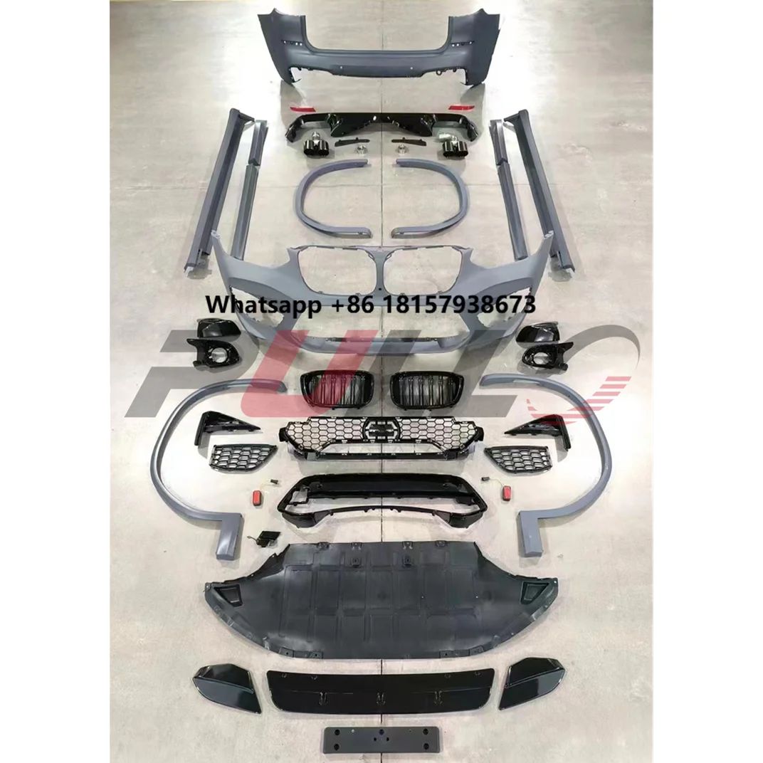 Auto Body System Modified for X3 G01 G08 2018-2021 to X3M Style Bumpers Side Skirts Eyebrows Rear Lip
Auto Body System Modified for X3 G01 G08 2018-2021 to X3M Style Bumpers Side Skirts Eyebrows Rear Lip