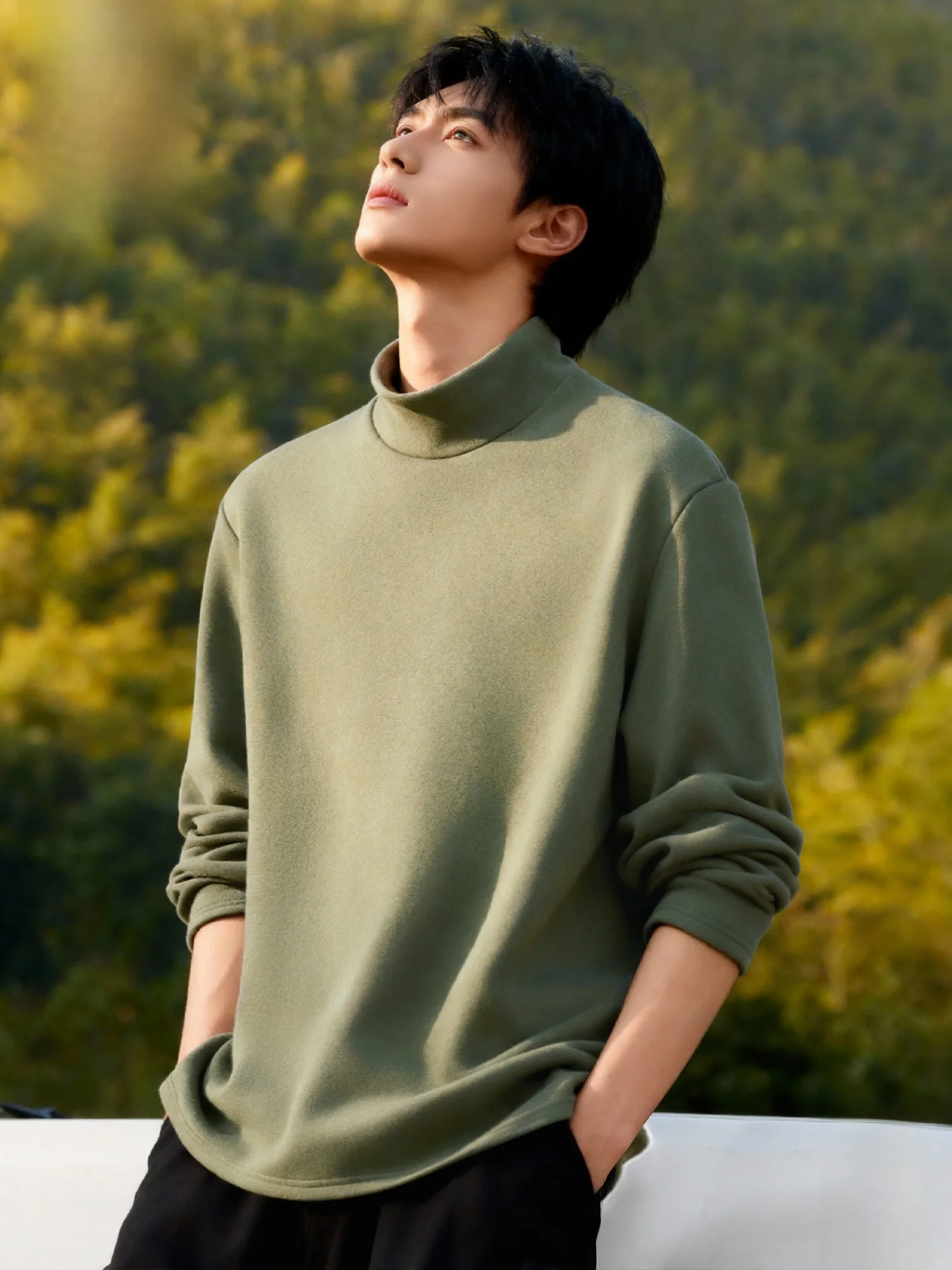 Мужская термофутболка с высоким воротником и длинным рукавом, двусторонняя, теплая, зимняя, модная, прочная, с прямым кроем
Мужская термофутболка с высоким воротником и длинным рукавом, двусторонняя, теплая, зимняя, модная, прочная, с прямым кроем