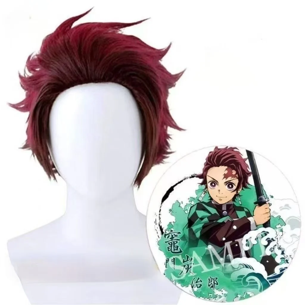 Tanjiro Kamado Cosplay Wig Gradient Red Brown Short Spiky Hair Heat Resistant Synthetic Wig For Anime Cosplay Halloween Party
Tanjiro Kamado Cosplay Wig Gradient Red Brown Short Spiky Hair Heat Resistant Synthetic Wig For Anime Cosplay Halloween Party