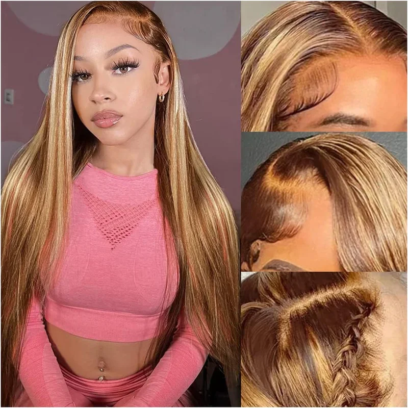 Brazilian 250% P4/27 Brown Highlight Straight Human Hair Wig 100% Raw Human Hair 13x4 5x5 Hd Lace Frontal Human Hair Wigs
Brazilian 250% P4/27 Brown Highlight Straight Human Hair Wig 100% Raw Human Hair 13x4 5x5 Hd Lace Frontal Human Hair Wigs
