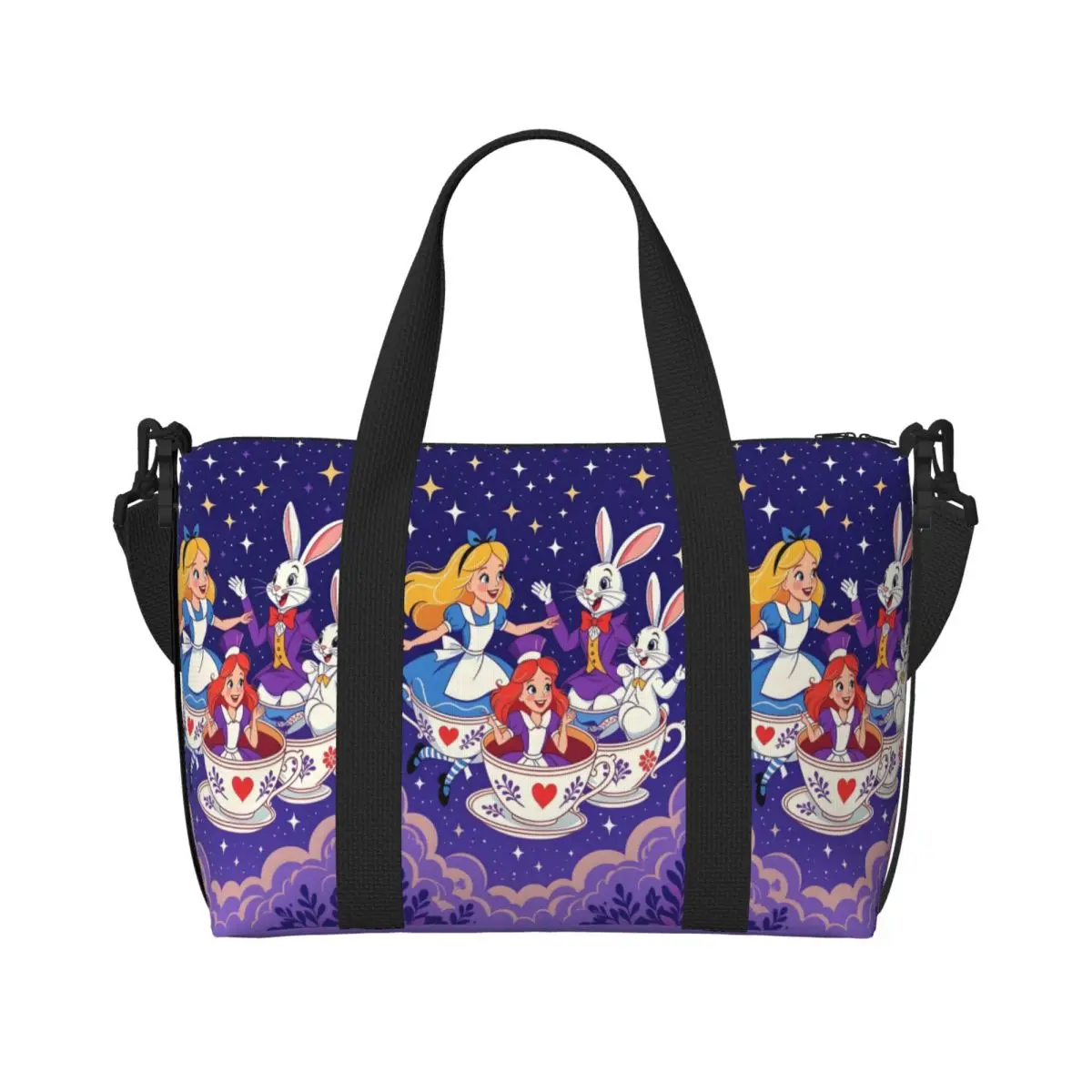Custom Alice In Wonderland Beach Tote Bag Women Extra Large Gym Carry On Anime Travel Shopping Bags
Custom Alice In Wonderland Beach Tote Bag Women Extra Large Gym Carry On Anime Travel Shopping Bags