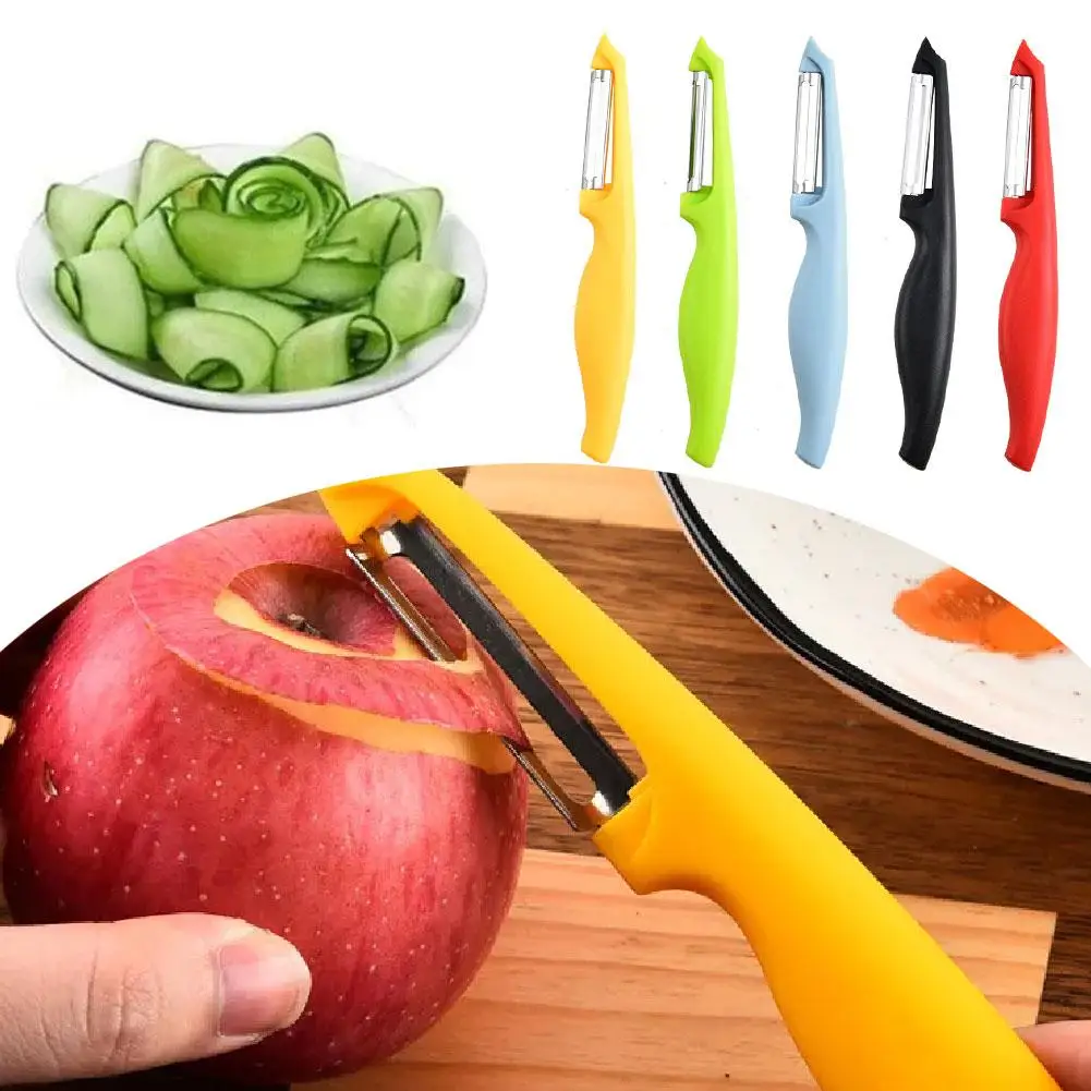 1Pc Vegetable Slicer Peeler Carrot Potato Fruit Shred Kitchen Tools Peeler Knife Stainless Sharp Razor Cutter Grater Steel H3B2
1Pc Vegetable Slicer Peeler Carrot Potato Fruit Shred Kitchen Tools Peeler Knife Stainless Sharp Razor Cutter Grater Steel H3B2