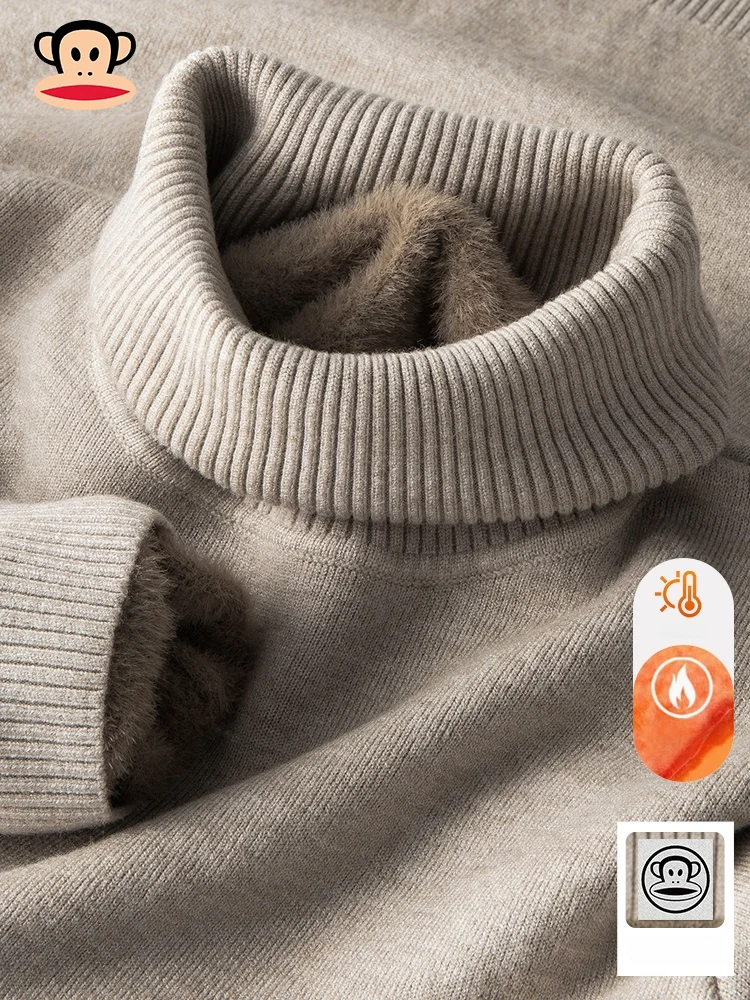 PaulFrank High Collar Fce Lined Thiened Men's Knitwear Inner Wear Spring New Sle Soft Comfortable Nylon Polyester Blend
PaulFrank High Collar Fce Lined Thiened Men's Knitwear Inner Wear Spring New Sle Soft Comfortable Nylon Polyester Blend