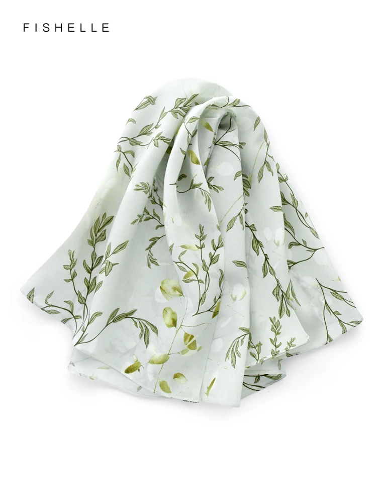 Light green plants 100% natural silk scarf crepe de chine women scarves shawl luxury lady gifts headband wrap handkerchief
Light green plants 100% natural silk scarf crepe de chine women scarves shawl luxury lady gifts headband wrap handkerchief