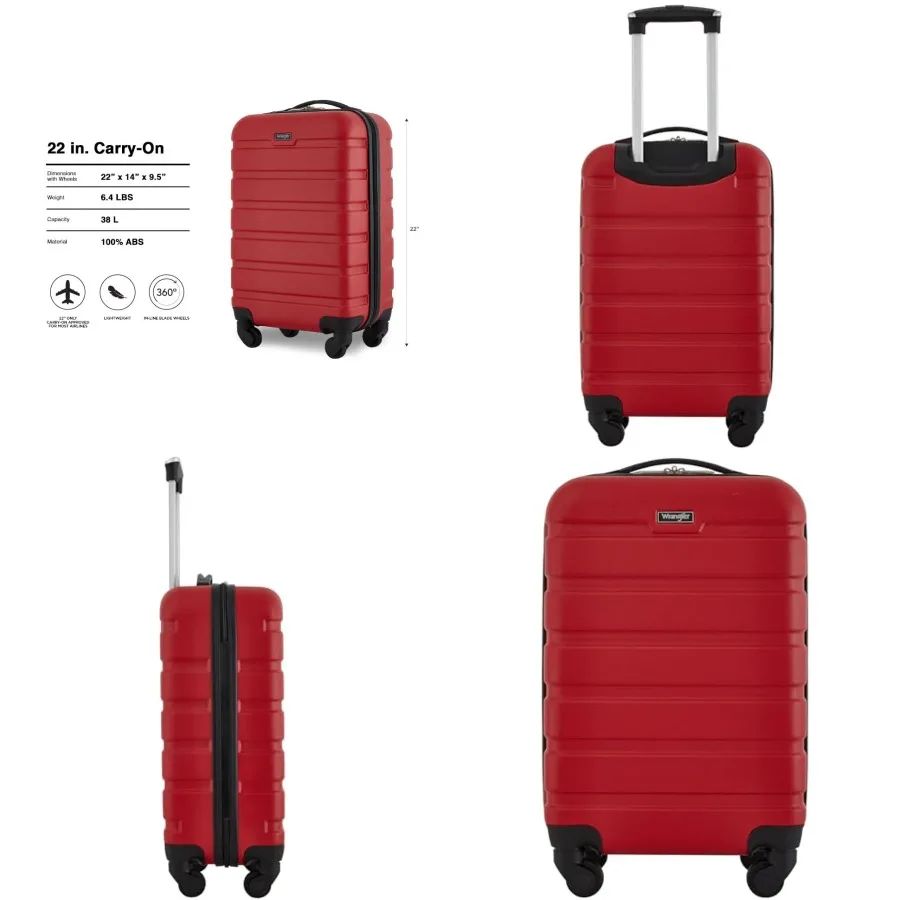 22" Hardside Spinner Carry-On Luggage
22" Hardside Spinner Carry-On Luggage