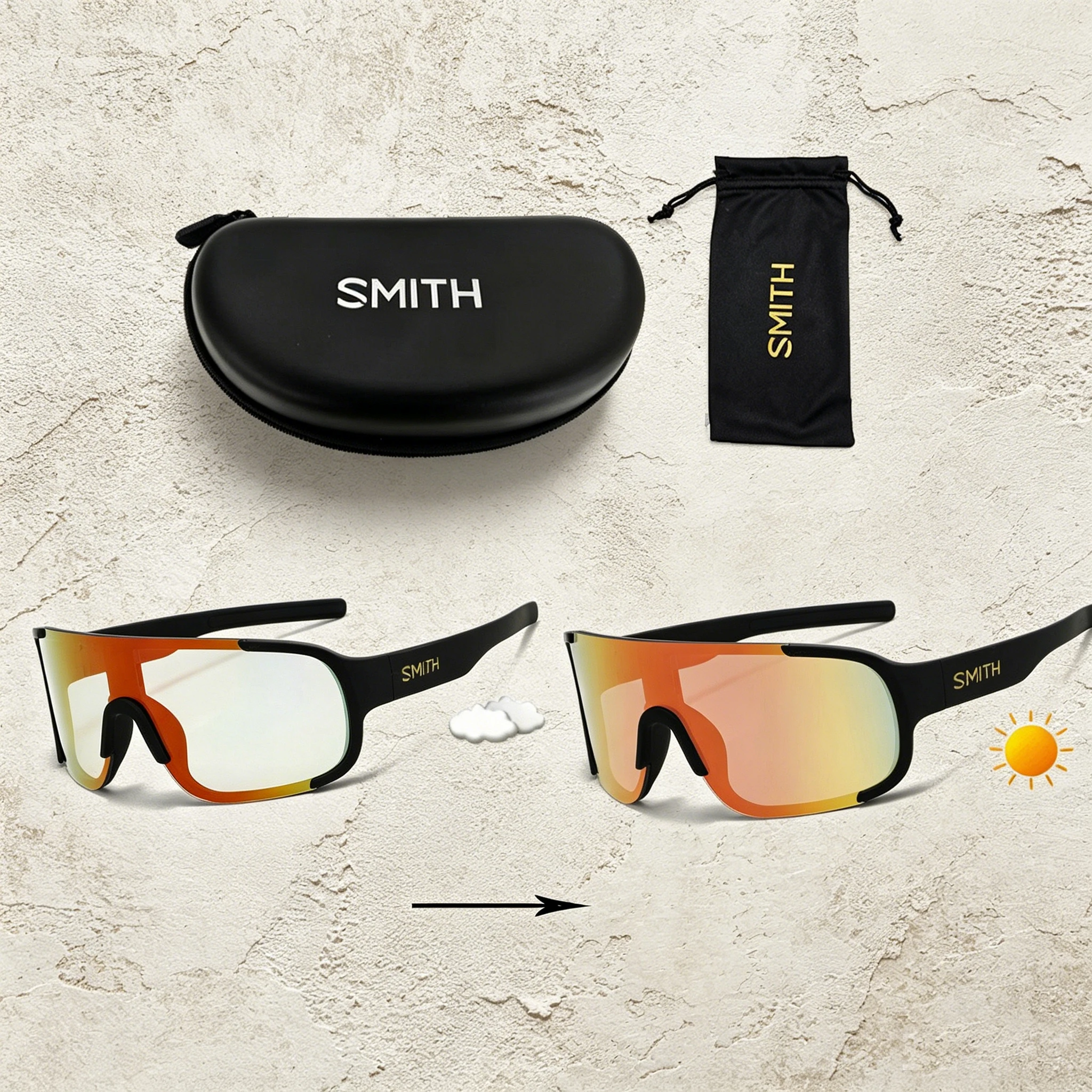 Smith sports sunglasses. Baseball glasses, outdoor anti-UV goggles, cycling glasses
Smith sports sunglasses. Baseball glasses, outdoor anti-UV goggles, cycling glasses