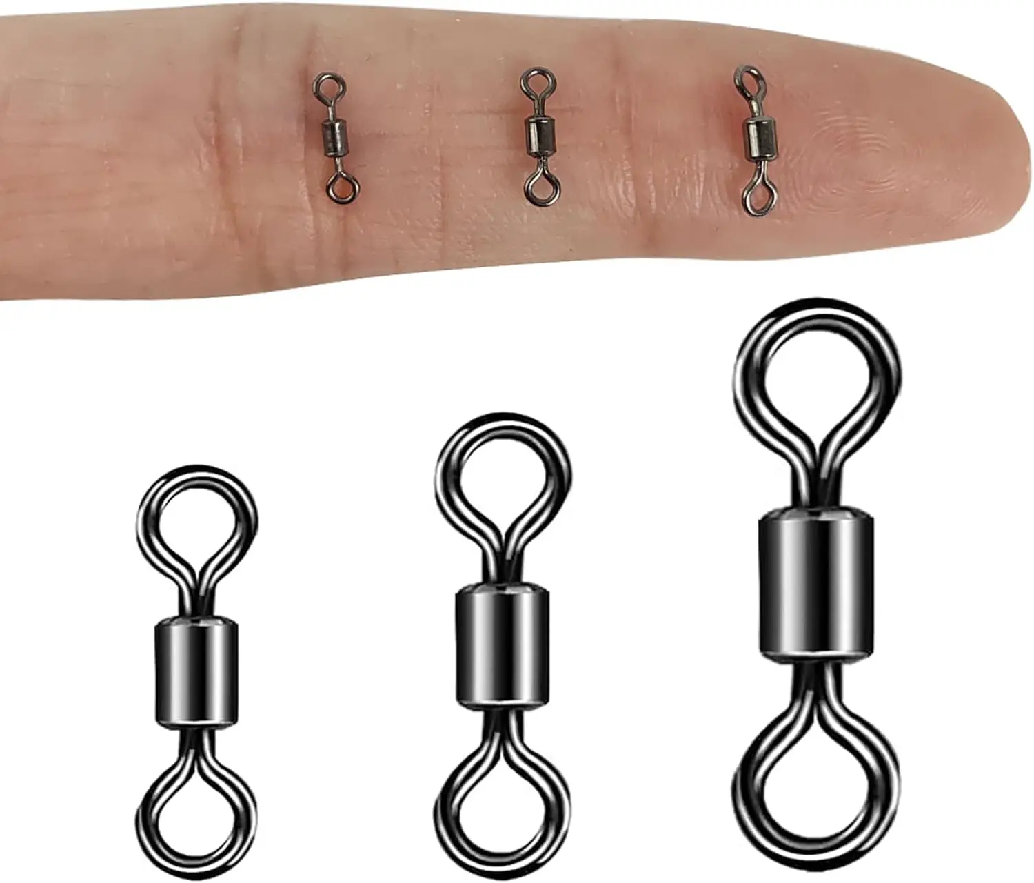 50 шт. рыболовные Вертлюги #10-#14 10LB-30LB, шарикоподшипник, медный корпус, нержавеющая сталь, аксессуары для ловли карпа
50 шт. рыболовные Вертлюги #10-#14 10LB-30LB, шарикоподшипник, медный корпус, нержавеющая сталь, аксессуары для ловли карпа