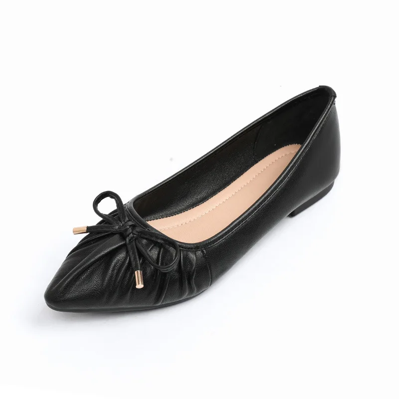 2022 Brand New Fashion Women's Flats Butterfly Knot Soft Leather Flat Shoes Женские Балетки
2022 Brand New Fashion Women's Flats Butterfly Knot Soft Leather Flat Shoes Женские Балетки