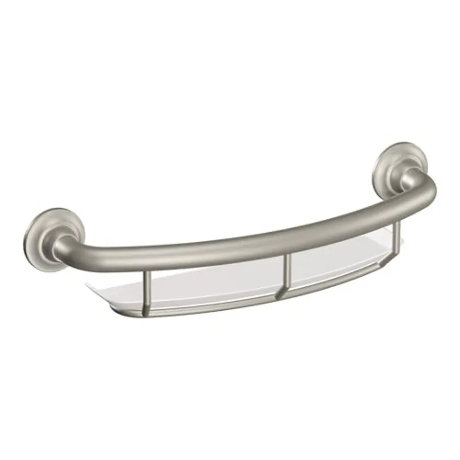 Home Care Bathroom Safety 16 Inch Handicap Grab Bar for Bathtub and Shower with Storage Shelf Elderly Assistance Product Brushe
Home Care Bathroom Safety 16 Inch Handicap Grab Bar for Bathtub and Shower with Storage Shelf Elderly Assistance Product Brushe