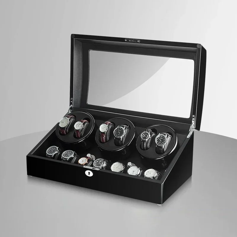 Automatic Rotating Watch Winders Silent Mechanism Movement Watches Winding Device Men Mechanical Wrist Watch Organizer Boxes
Automatic Rotating Watch Winders Silent Mechanism Movement Watches Winding Device Men Mechanical Wrist Watch Organizer Boxes