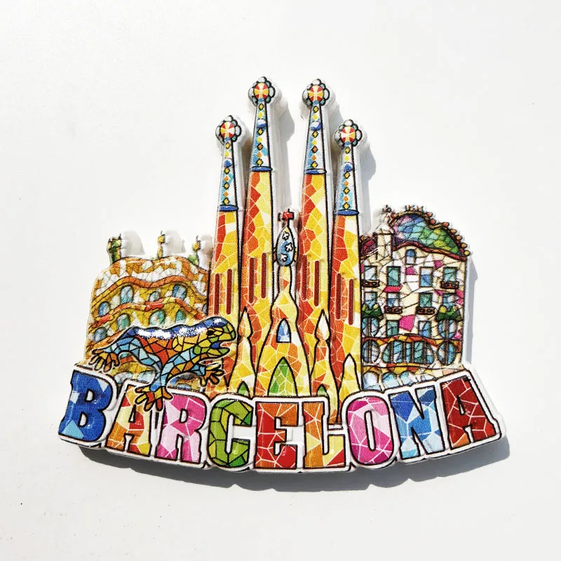 Fridge Magnet's New Barcelona Creative Resin Decorative Arts and Crafts Travel Souvenir Message Post
Fridge Magnet's New Barcelona Creative Resin Decorative Arts and Crafts Travel Souvenir Message Post