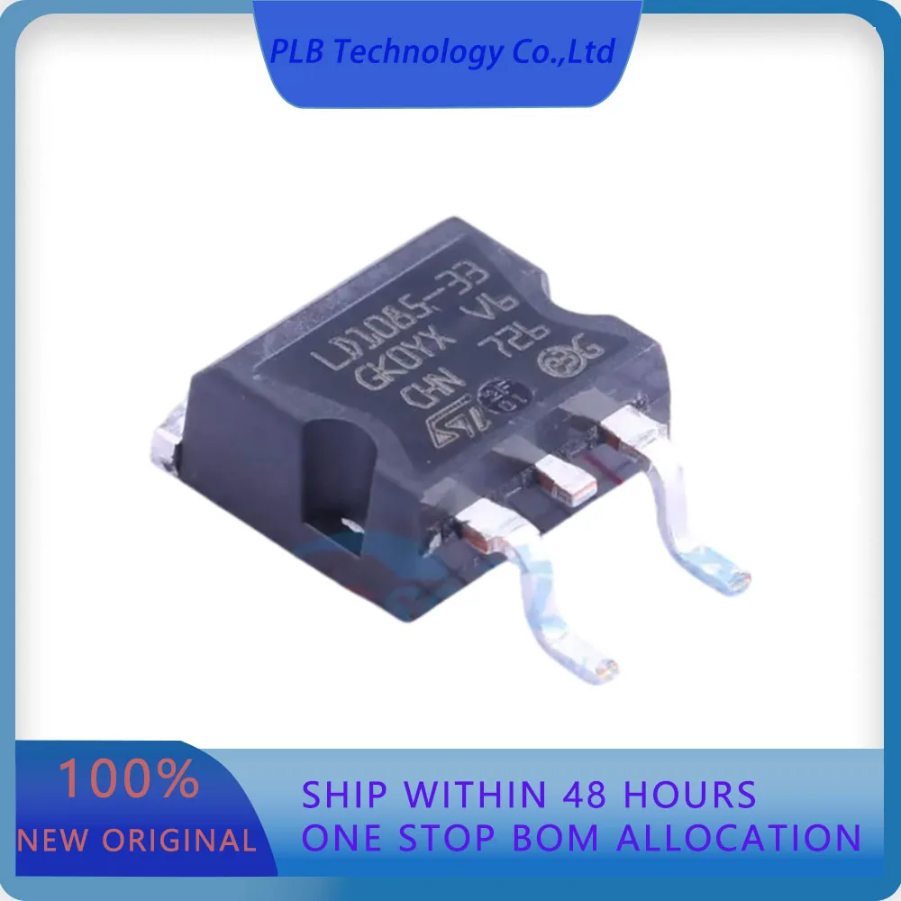 5PCS LD1085D2T33R LD1085 3A Fixed 3.3V Positive 30V TO-263-2 Voltage Regulators Original Stock
5PCS LD1085D2T33R LD1085 3A Fixed 3.3V Positive 30V TO-263-2 Voltage Regulators Original Stock