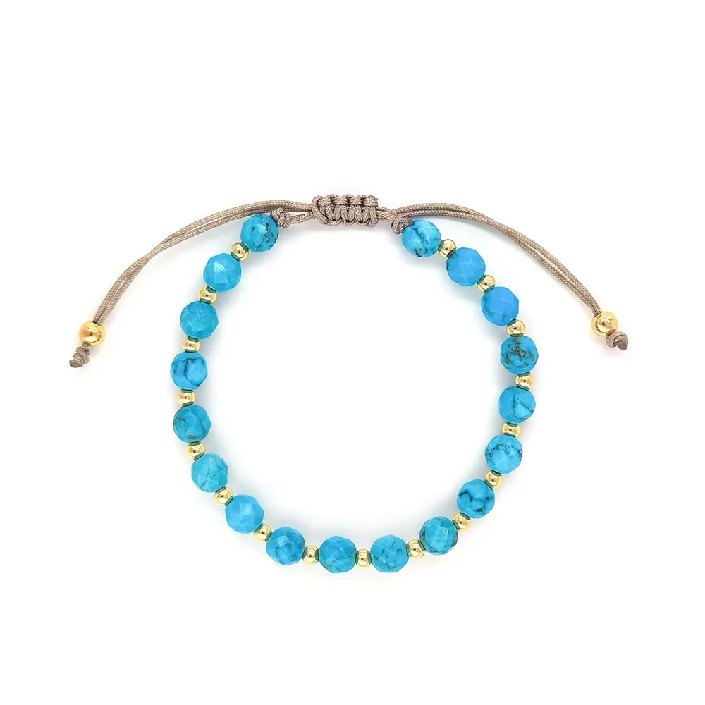Beaded bracelet Creativity Natural stone Bohemia Turquoise Hand weaving Adjustable Female Trend Simplicity Rice bead bracelet
Beaded bracelet Creativity Natural stone Bohemia Turquoise Hand weaving Adjustable Female Trend Simplicity Rice bead bracelet