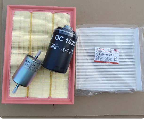 3/4 Filters/set Air Filter Cabin Air Filter Oil Filter Fuel Gaso Filter for GWM Great Wall Tank 300 Gaso Engine
3/4 Filters/set Air Filter Cabin Air Filter Oil Filter Fuel Gaso Filter for GWM Great Wall Tank 300 Gaso Engine