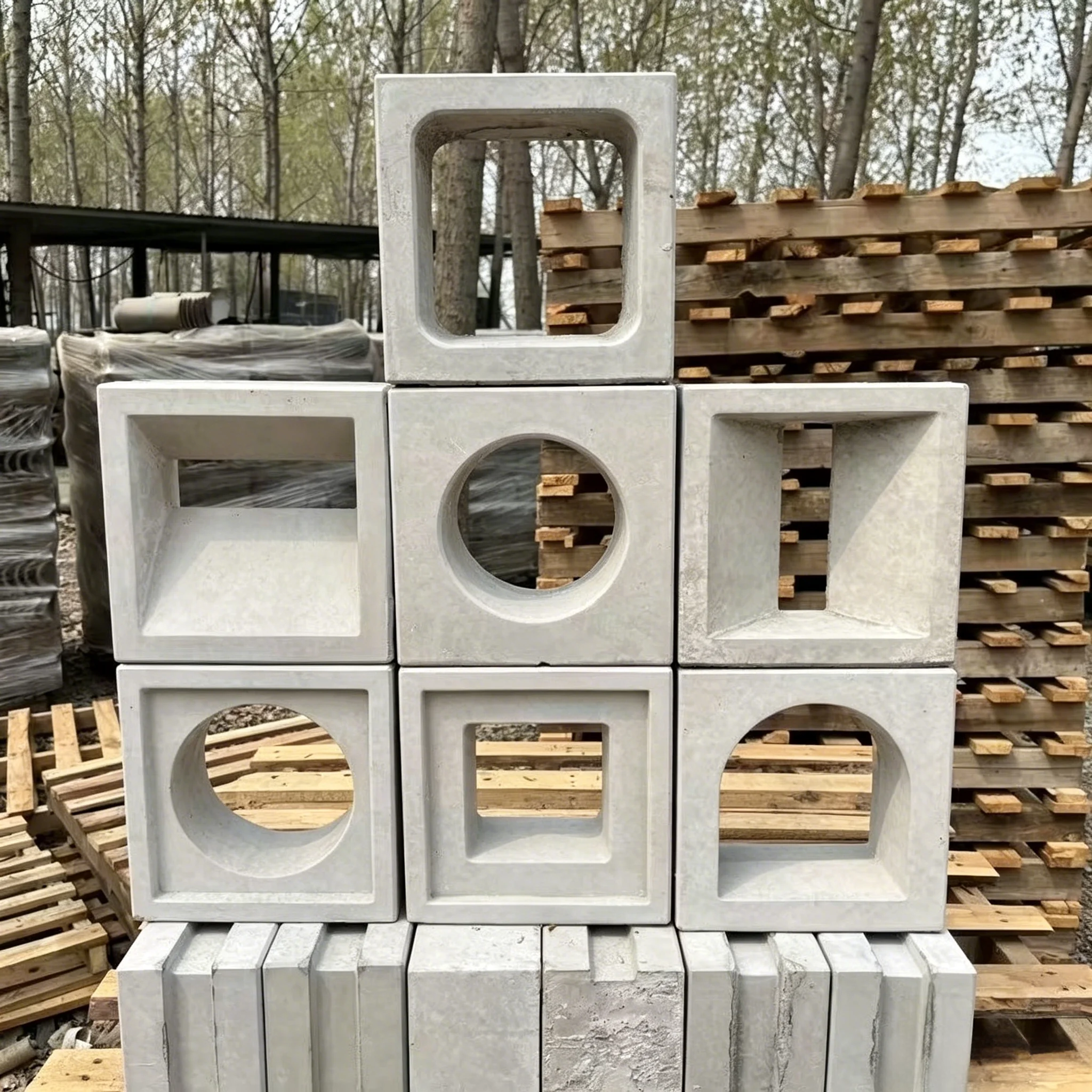 20x20x10cm Plastic Mold for Cement, Reusable ABS Hollow Concrete Brick Form for Garden Wall & Backyard Divider
20x20x10cm Plastic Mold for Cement, Reusable ABS Hollow Concrete Brick Form for Garden Wall & Backyard Divider