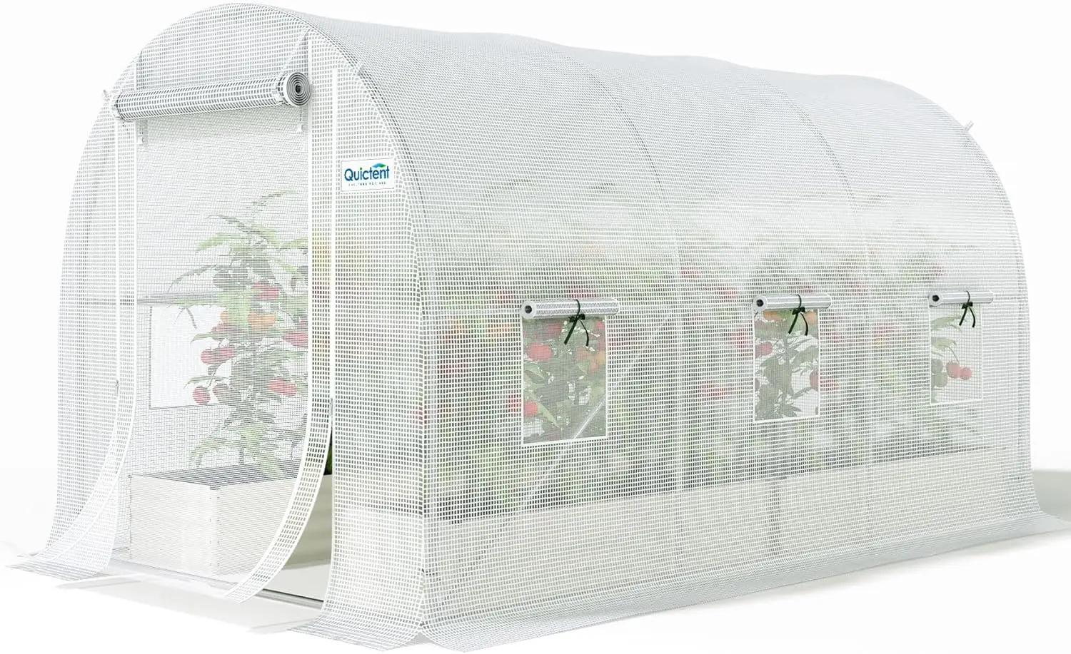 10x7x7 FT Essential Greenhouse for Outdoors, Portable Walk-in Tunnel Hoop House with 6 Screen Windows
10x7x7 FT Essential Greenhouse for Outdoors, Portable Walk-in Tunnel Hoop House with 6 Screen Windows