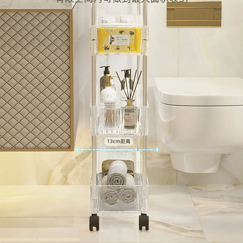 Salon Adjustable Rolling Storage Cabinet Bathroom Organizer Multi-Purpose Mobile Shelf Magazine Archivadores Trendy Furniture
Salon Adjustable Rolling Storage Cabinet Bathroom Organizer Multi-Purpose Mobile Shelf Magazine Archivadores Trendy Furniture