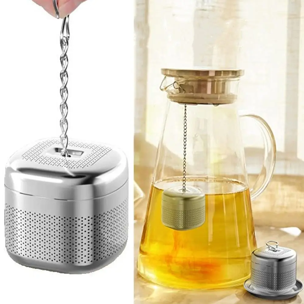 Extended Chain Hook Stainless Steel Tea Infuser Ball Extra Fine Mesh Ball Shape Loose Tea Steeper Mesh Filter Strainer Brew Tea
Extended Chain Hook Stainless Steel Tea Infuser Ball Extra Fine Mesh Ball Shape Loose Tea Steeper Mesh Filter Strainer Brew Tea