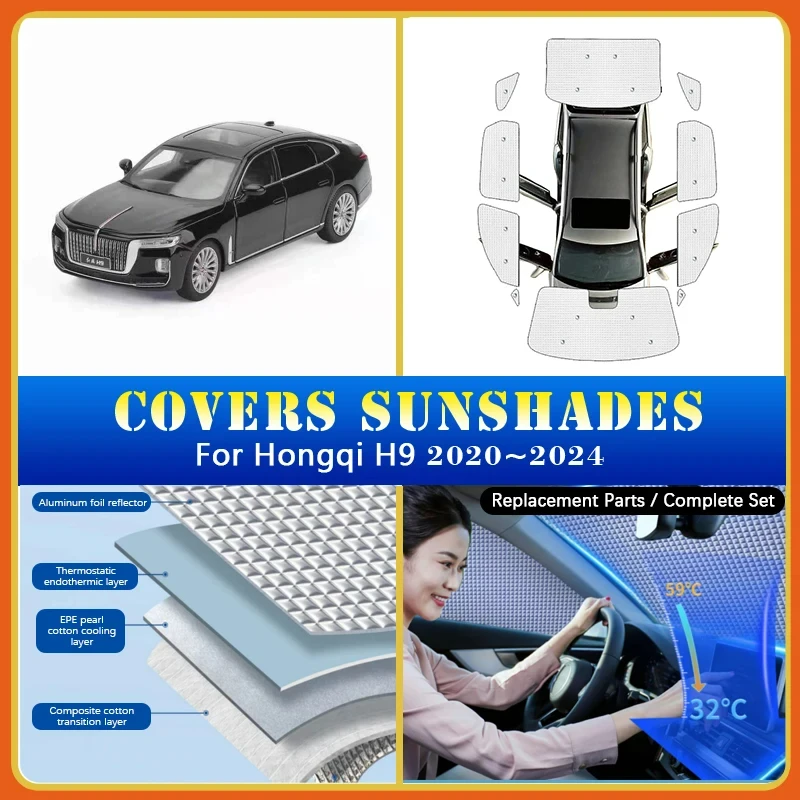 Car Sunshade Covers For Hongqi H9 2020-2024 Curtains On Car Windows Summer Sunscreen Windows Coverage Sunshades Auto Accessories
Car Sunshade Covers For Hongqi H9 2020-2024 Curtains On Car Windows Summer Sunscreen Windows Coverage Sunshades Auto Accessories