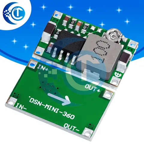 1/5/10Pcs Mini360 DC-DC Hm Buck Converter Step Down Voedingsmodule 4.75-23V Naar 1-17V 340Khz Mini-360 Ultra-Klein + 17X11X3.8