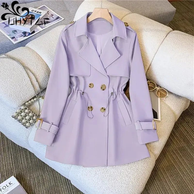 Trench Coat Women Fashion Decoration Casual Solid Double Breasted Long Sleeve Office Lady Streetwear Elegant Trench Tops Jacket
Trench Coat Women Fashion Decoration Casual Solid Double Breasted Long Sleeve Office Lady Streetwear Elegant Trench Tops Jacket