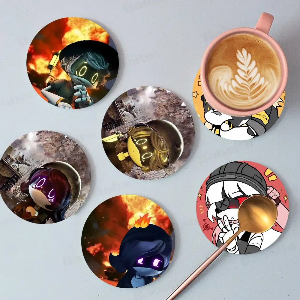 Horror Anime Murder Drones Round Coasters Insulated Durable Cups Coffee Coaster Plate Mats Home and Decoration Kitchen Utensils
Horror Anime Murder Drones Round Coasters Insulated Durable Cups Coffee Coaster Plate Mats Home and Decoration Kitchen Utensils